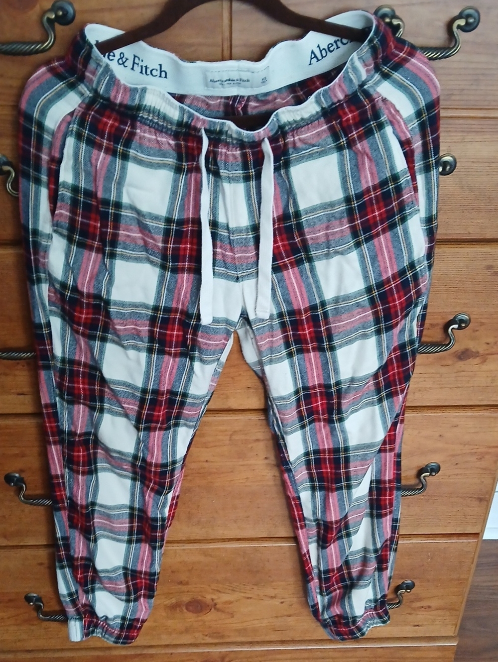 Abercrombie Plaid Jogger Sleep/ Lounge Pants - Size: XS
